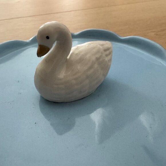 Ceramic Swan Ring Holder Dish – Jewelry Tray Vanity Decor - Picture 8 of 8